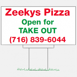LAWN SIGN 24 X 18 - DOUBLE...